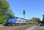NJT Train # 55 heading to Port Jervis with MNR F40PH-3C # 4909 on the point